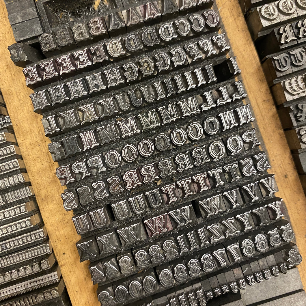 16pt Ornamented type plus other type