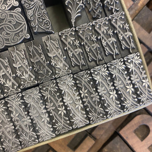 A selection of old foundry decorative type.