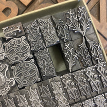 A selection of old foundry decorative type.