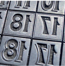 Two colour letterpress perpetual calendar