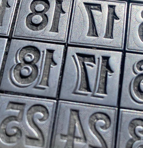 Two colour letterpress perpetual calendar